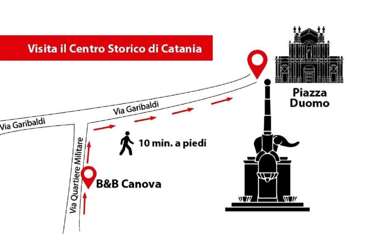 B&B Canova Catánia Buitenkant foto